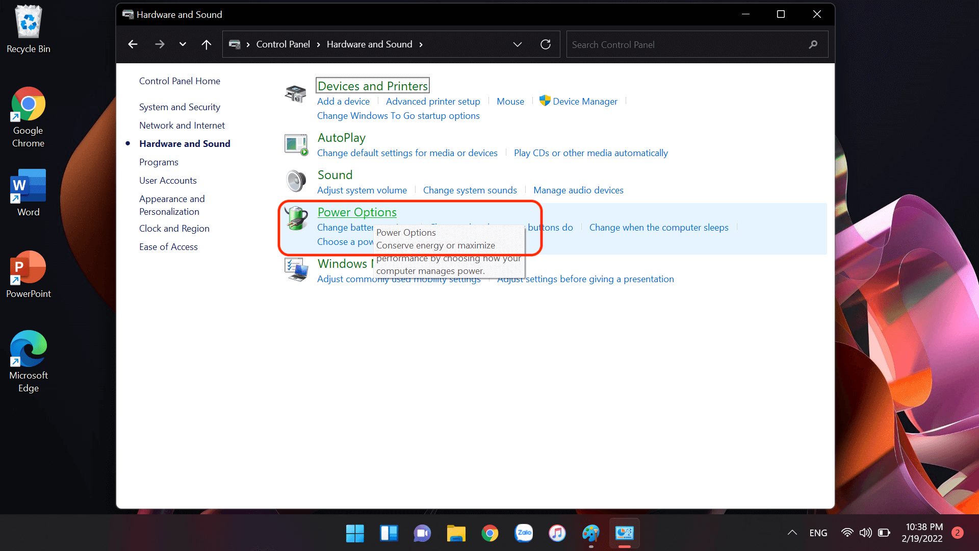 Sửa Lỗi Windows 11 Không Wake Up Sau Khi Vào Chế độ Sleep ở Windows 11 Bước 03