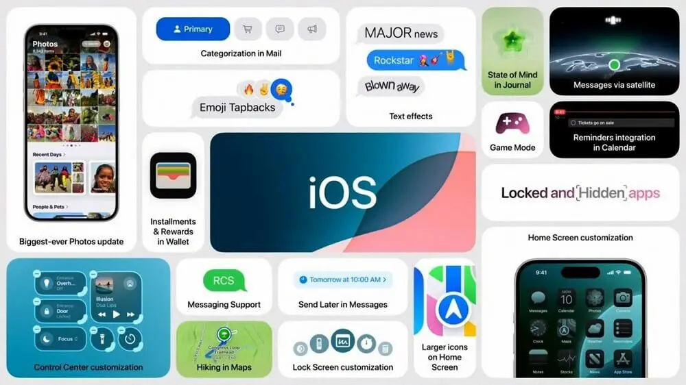 Apple công bố iOS 18 với nhiều tính năng tùy biến mới